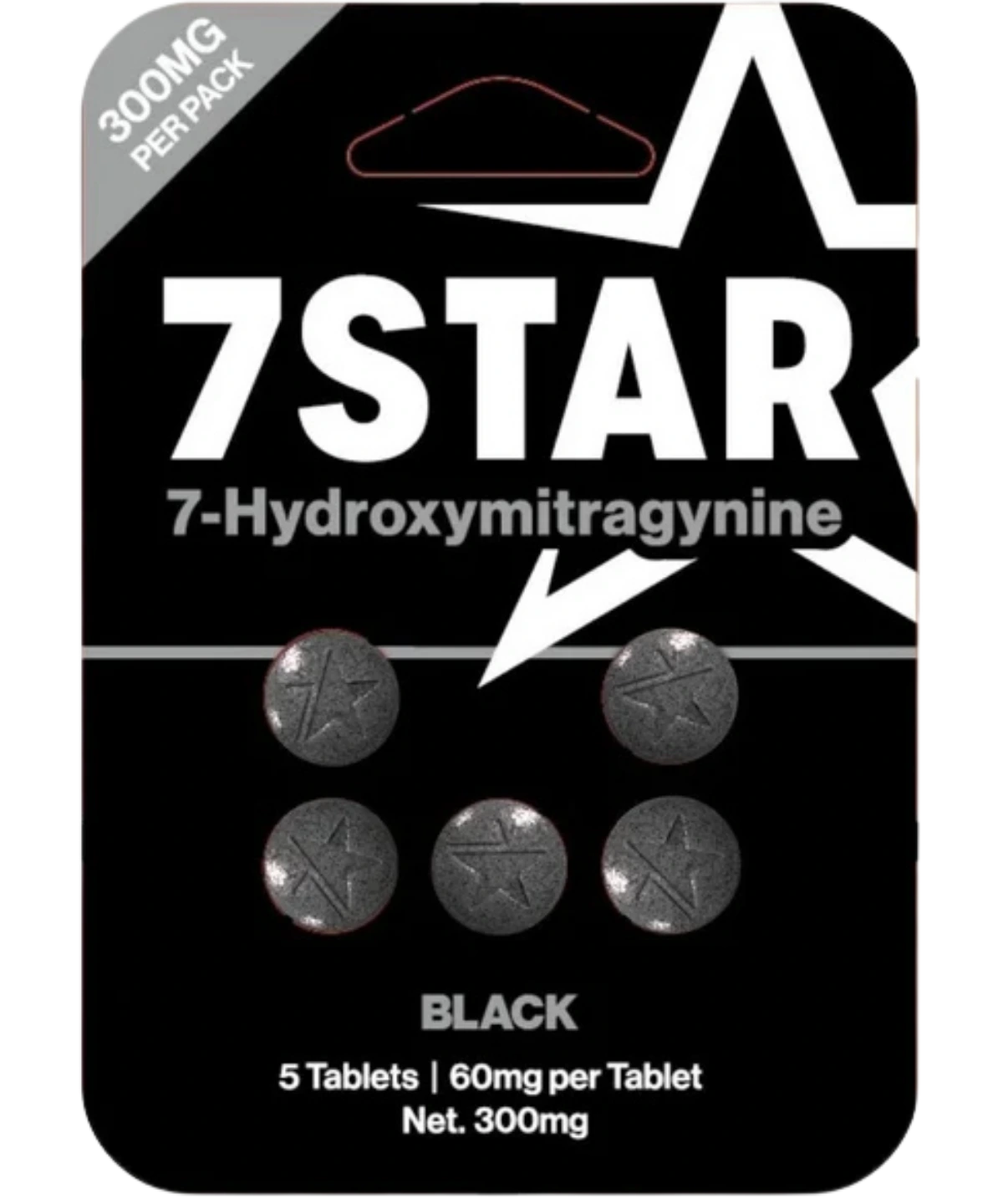 7-STAR Black 60mg 7-hydroxymitragynine
