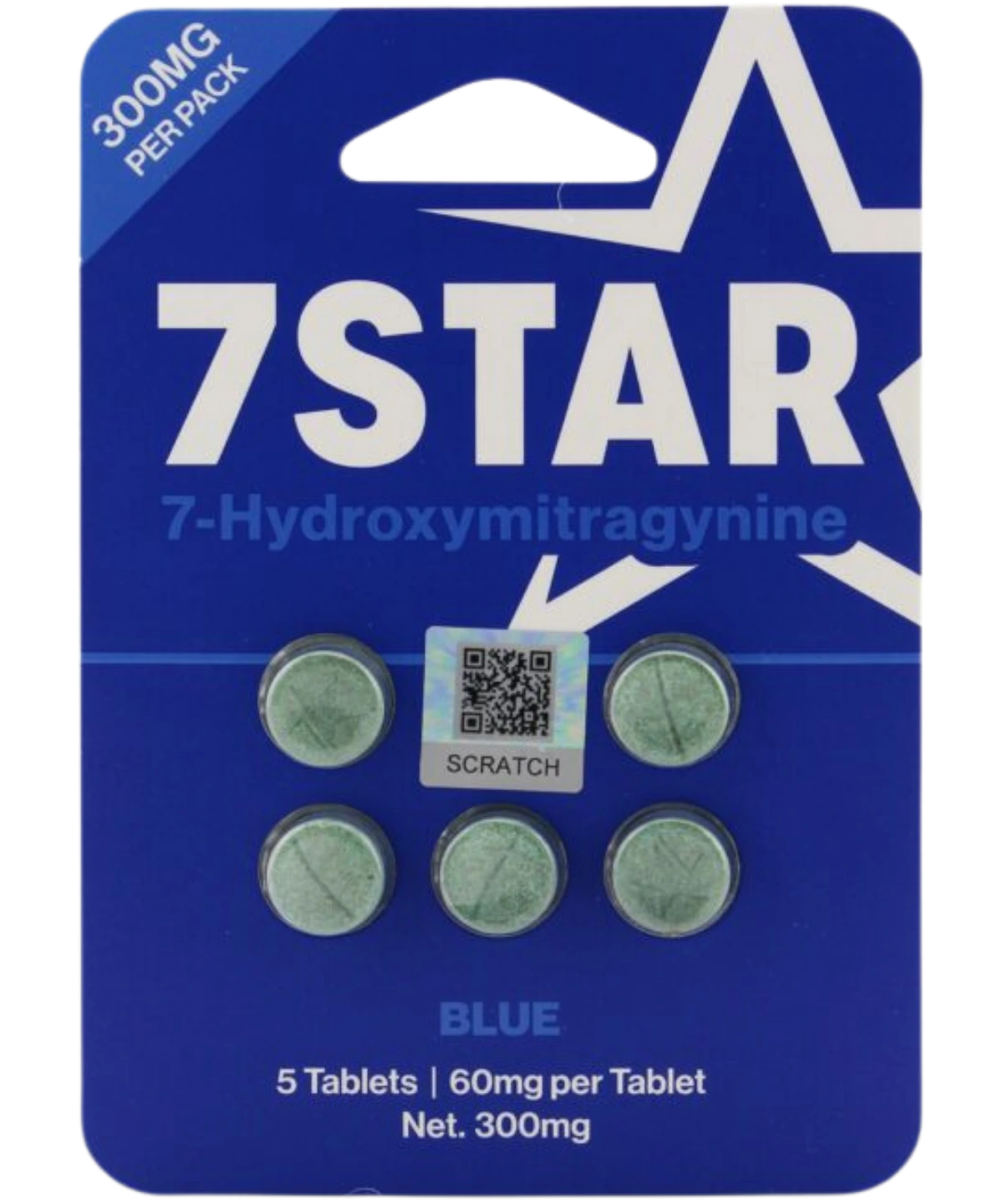 7-STAR Blue 60mg 7-hydroxymitragynine