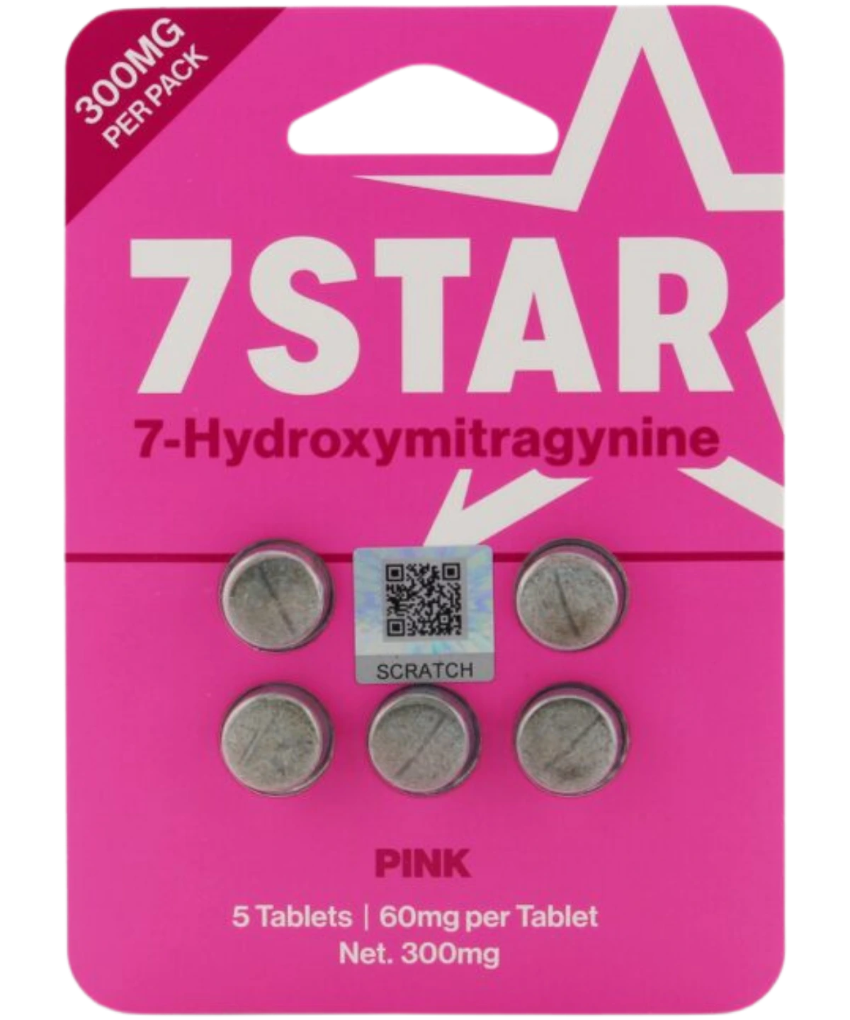 7-STAR Pink 60mg 7-hydroxymitragynine