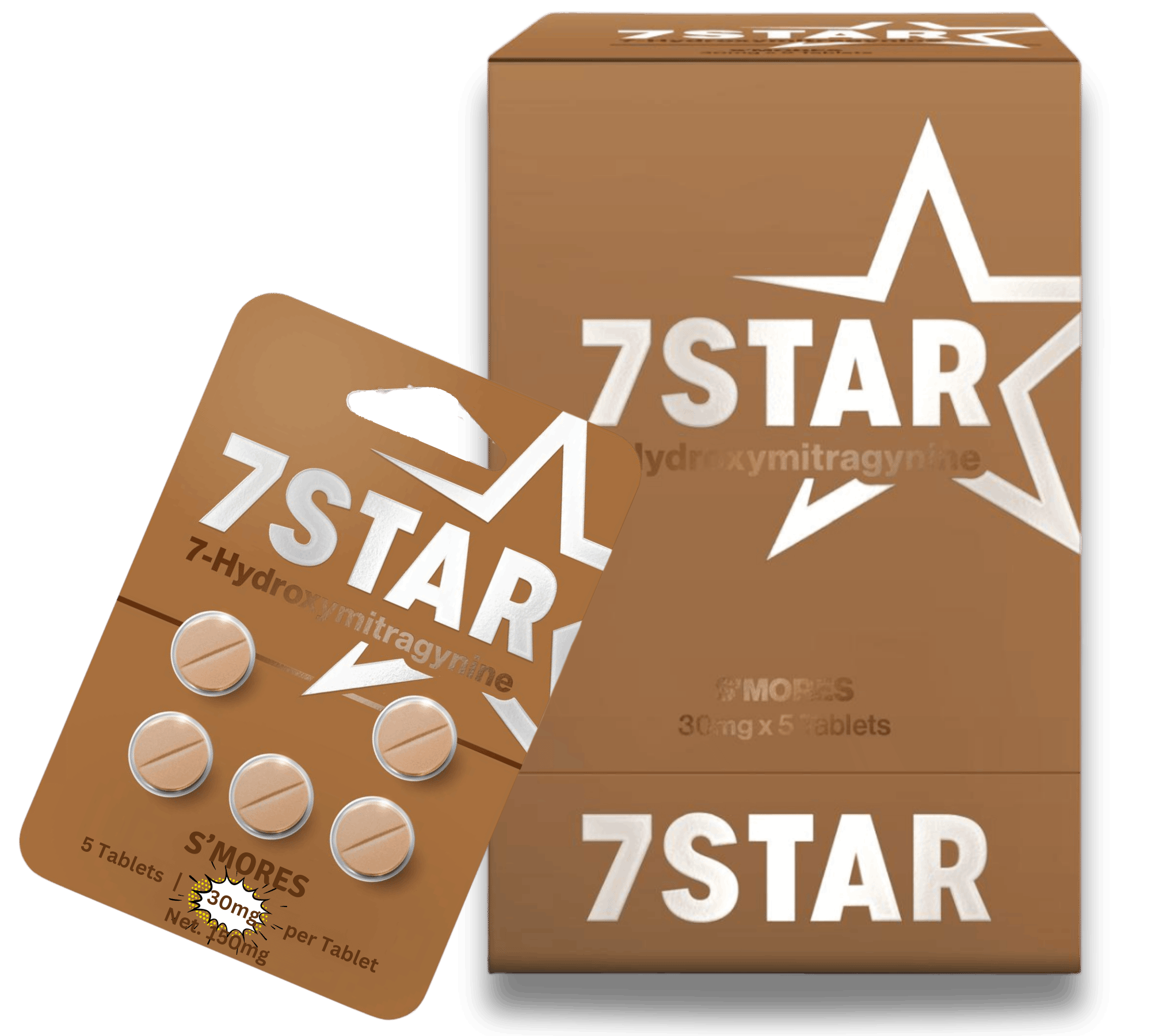 7 star 7 Hydroxy 5 Counts Tab Pack