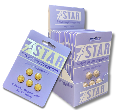 7 star 7 Hydroxy 5 Counts Tab box